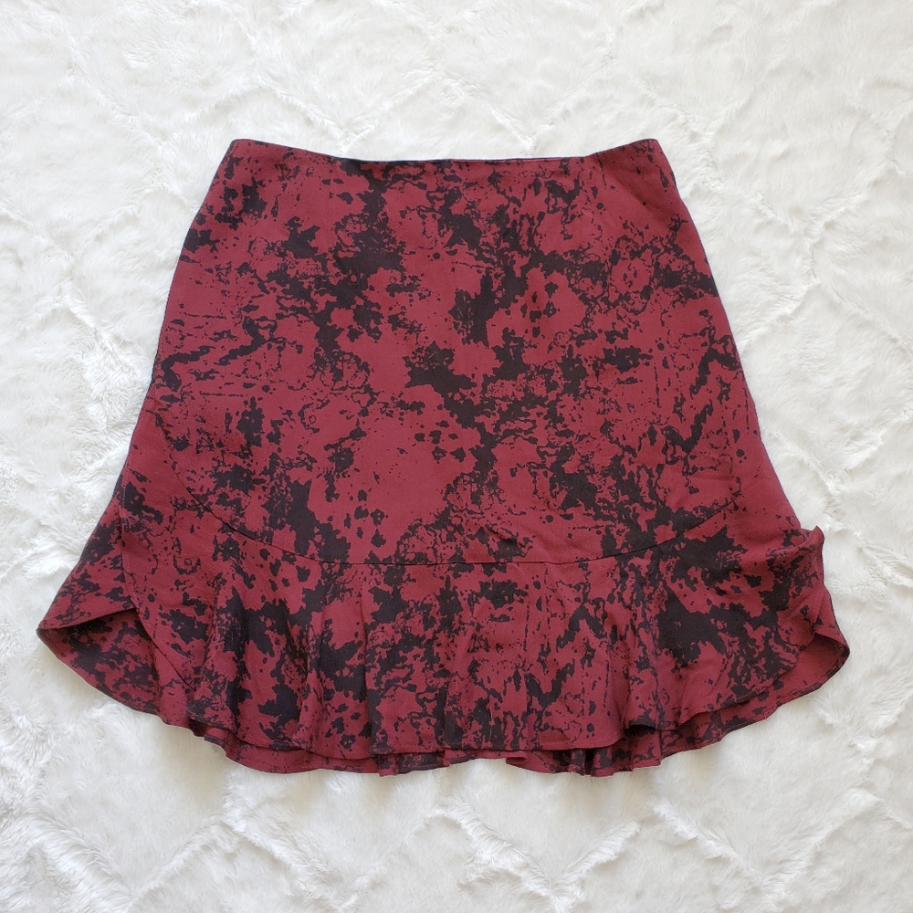 Banana Republic Ruffle Mini-Skirt